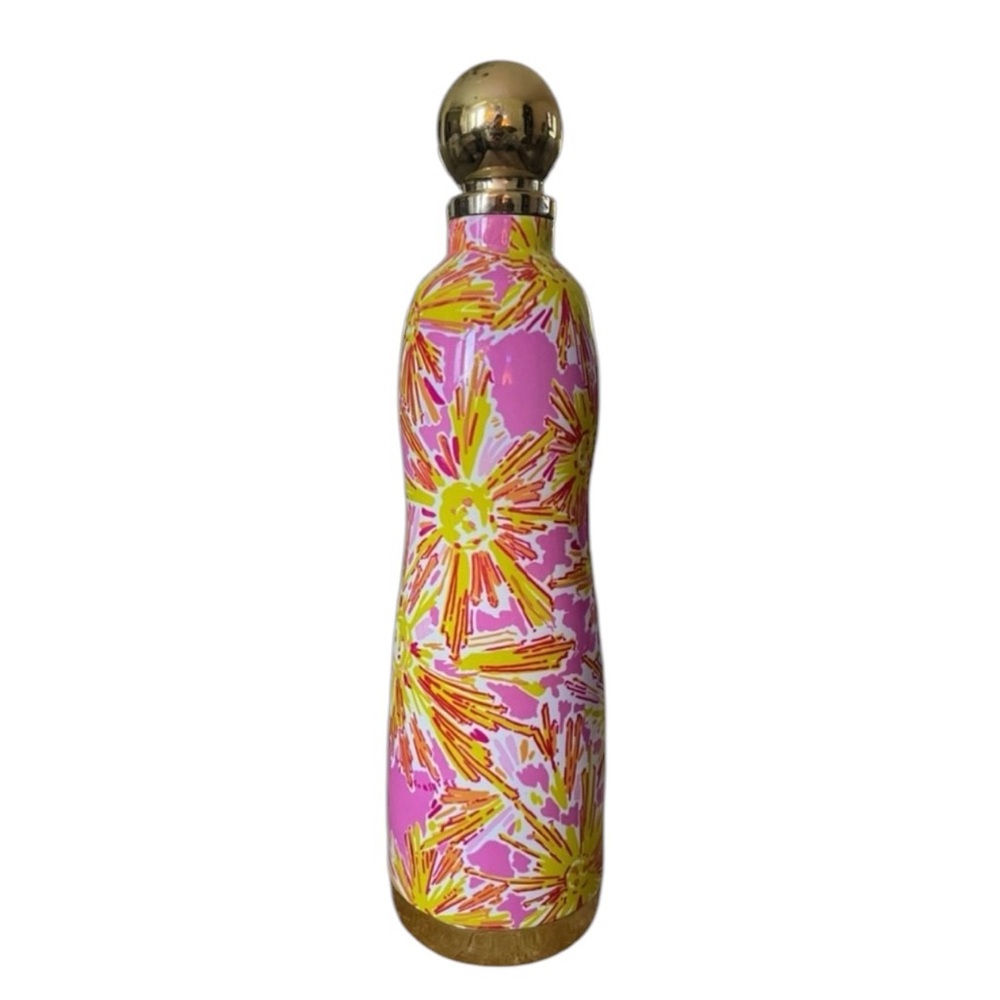 Lilly Pulitzer Squeeze The Day Water Bottle Stainless Steel 24 oz